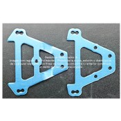 Traxxas Front/Rear Aluminum Bulkhead Anodized Blue Revo/E-Revo/Summit TRA5323